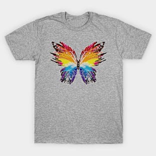 Butterfly colorful painting - Cute T-Shirt